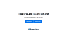 Tablet Screenshot of ozsource.org